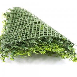 Dirbtinio augalo siena vertikalus sodas plastikinis augalas 20 colių gyvatvorės siena buksmedžio gyvatvorės plokštės namų apdaila