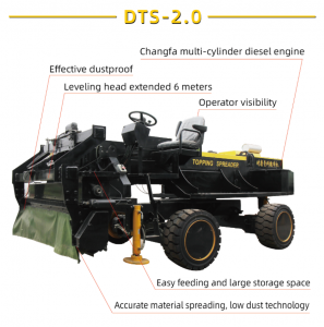 DTS-2.0 Telescopic Boom Emery Spreader Topping