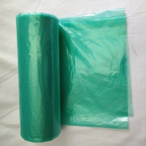 China New Product China Benotzerdefinéiert Wegwerf HDPE LDPE Plastik Refus Sack Gerempels Poschen