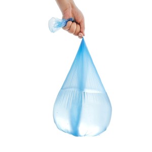 Vroče prodajne barvne HDPE/LDPE vreče za smeti v zvitku/ploščate vreče za smeti, zaprte z zvezdico