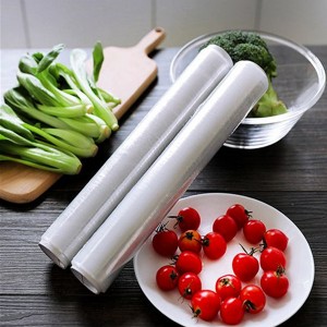 Plastic Wrap PE  Cling Film for Fresh Fruit and Vegetable Packaging