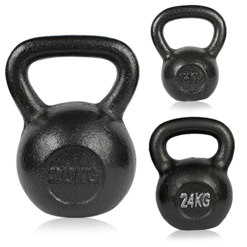 Hot sale fitness solid cast iron baking varnish kettle bell for body building