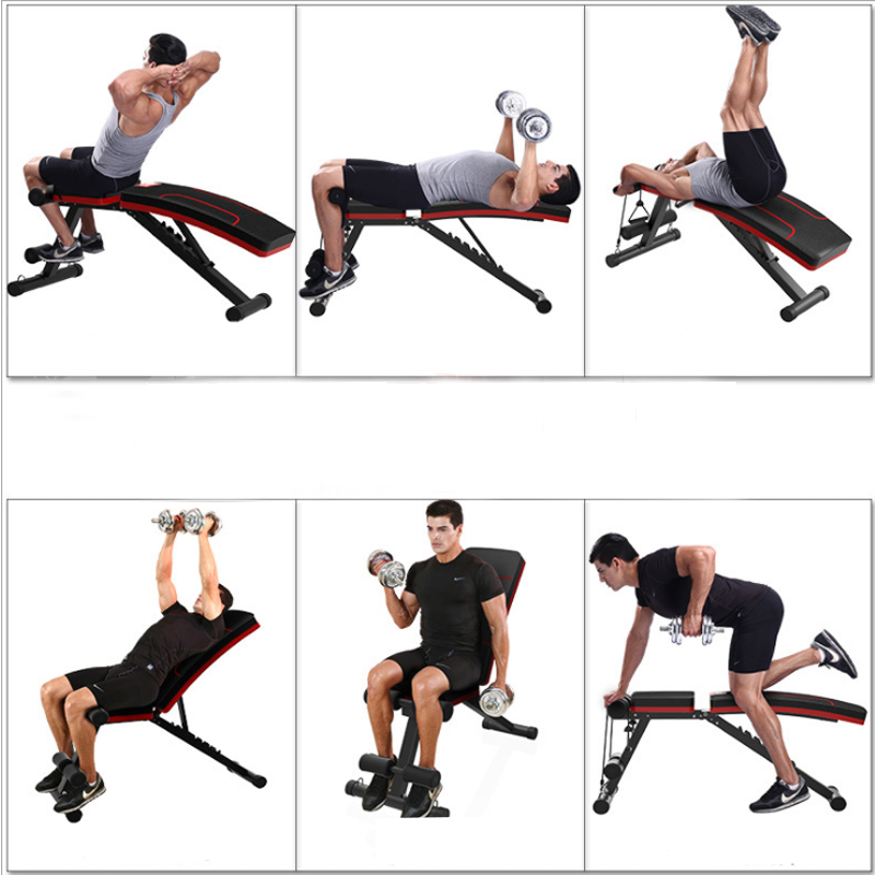 Certificated Weight Training Dumbbell Bench Commercial Top Hydraulic Adjustable Abdominal Bench Training Sit Up Bench