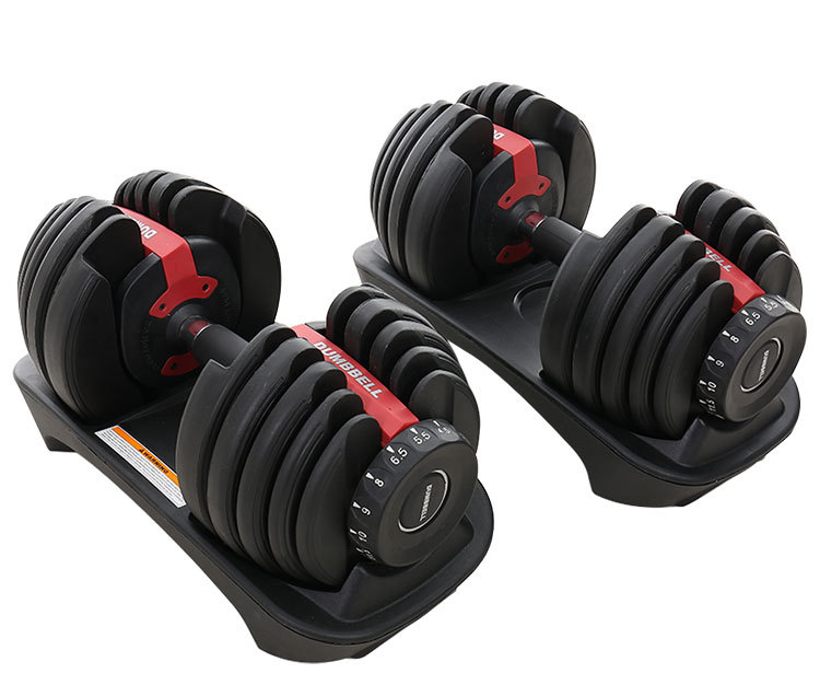 gym equipment weight lifting 24kg  adjustable dumbbell set for sale