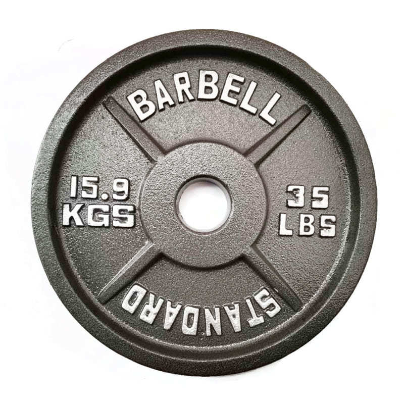 weight lifting gym pounds weight plates iron cast for sale Featured Image