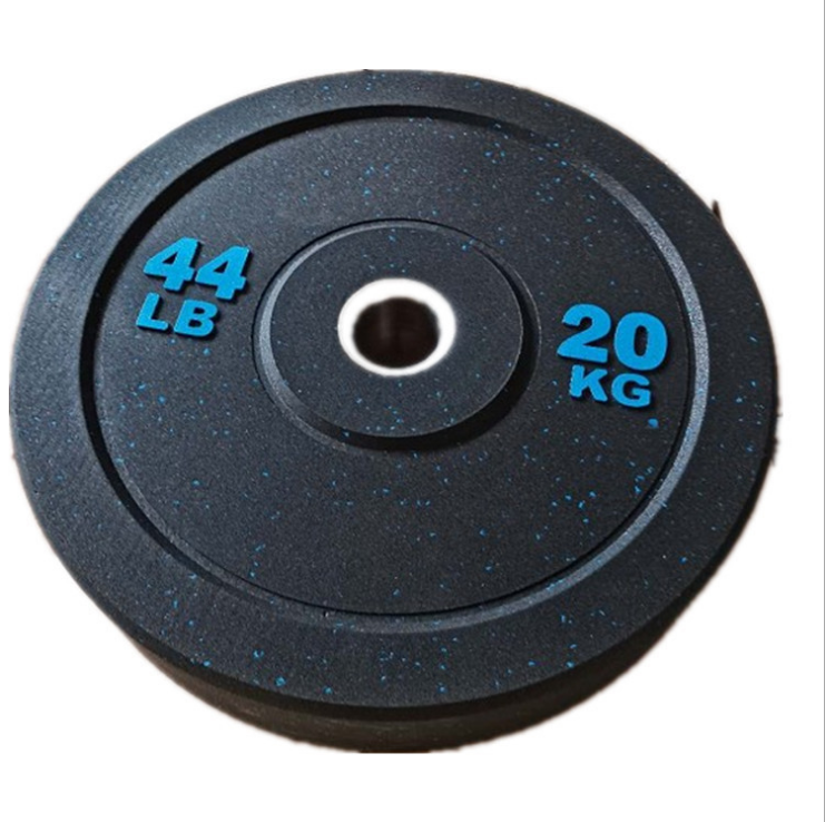 Factory direct sale adjustable free barbell bumper colorful BLACK  weight plates wholesale barbell plate