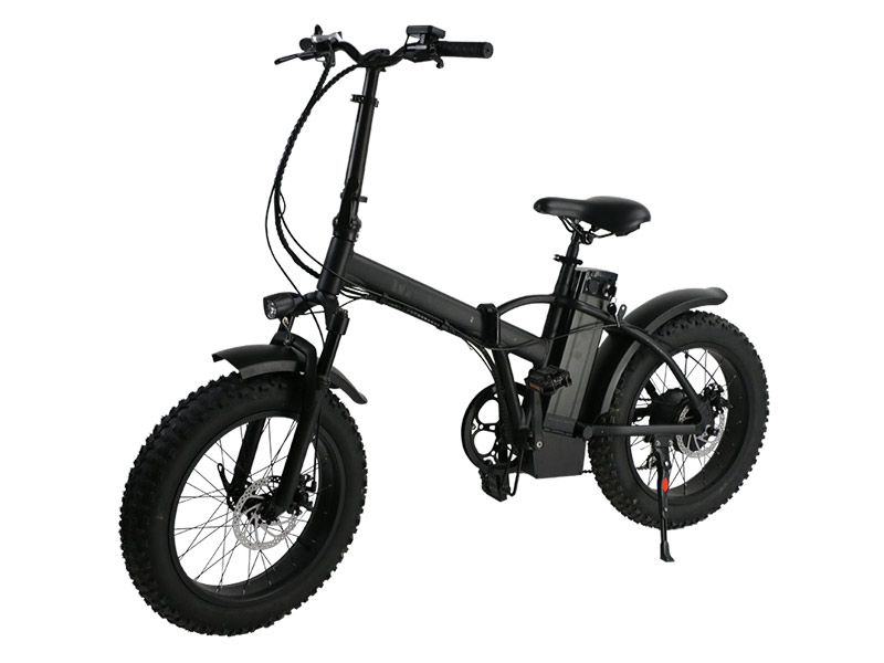 20*4 inch Folding Fat Tire Electric Bike with 500w Motor for Beach Ride