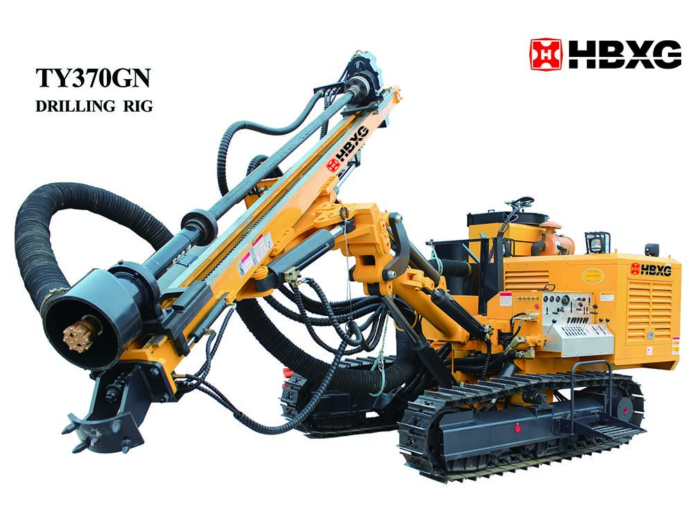 SHEHWA-370-DTH seperated crawler mounted surface hydraulic down-the-hole drilling rig Featured Image
