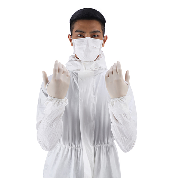 Latex handschoen medisch onderzoek rubberen wegwerp onderzoekshandschoen