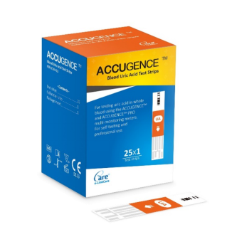 ACCUGENCE ® Uric Acid Test Strip Ata Fa'aalia