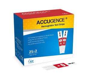 ACCUGENCE ® hemoglobino tyrimo juostelė (SM511)