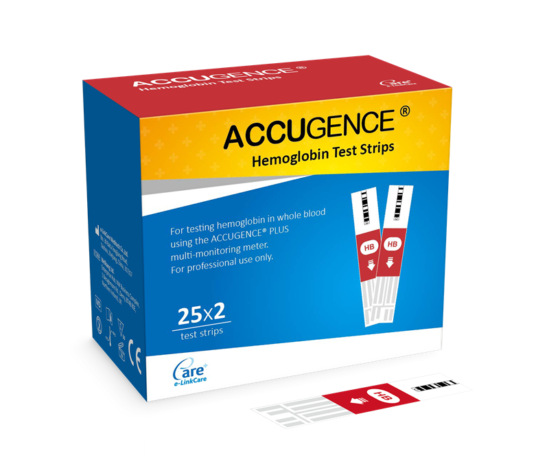 ACCUGENCE ® hemoglobino tyrimo juostelė (SM511) Teminis vaizdas