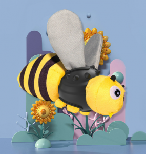 Joguines per mastegar per a mascotes amb forma d'abella Mossegada interactiva Joguines per a gossos que grinyolen Joguines per mastegar per a gossos agressius