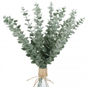 Искусственные листья эвкалипта стебли высокая зелень свадебный букет домашний декор