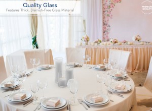 Centros de mesa de jarrones cilíndricos de vidrio para la decoración de la mesa del hogar