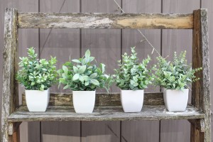 Plantas falsas Vegetación artificial Plantas en macetas Decoración interior para el hogar