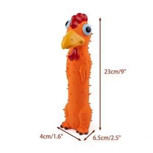 3 Pack 9" Squeaky Latex Dog Toys Standing Stick တိရစ္ဆာန်