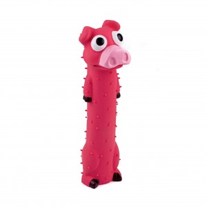 3 Pack 9 ″ Squeaky Latex Dog Toys Standing Stick Animal