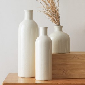 Керамічныя вазы для кветак для сучаснага ўпрыгожвання дома на ферме