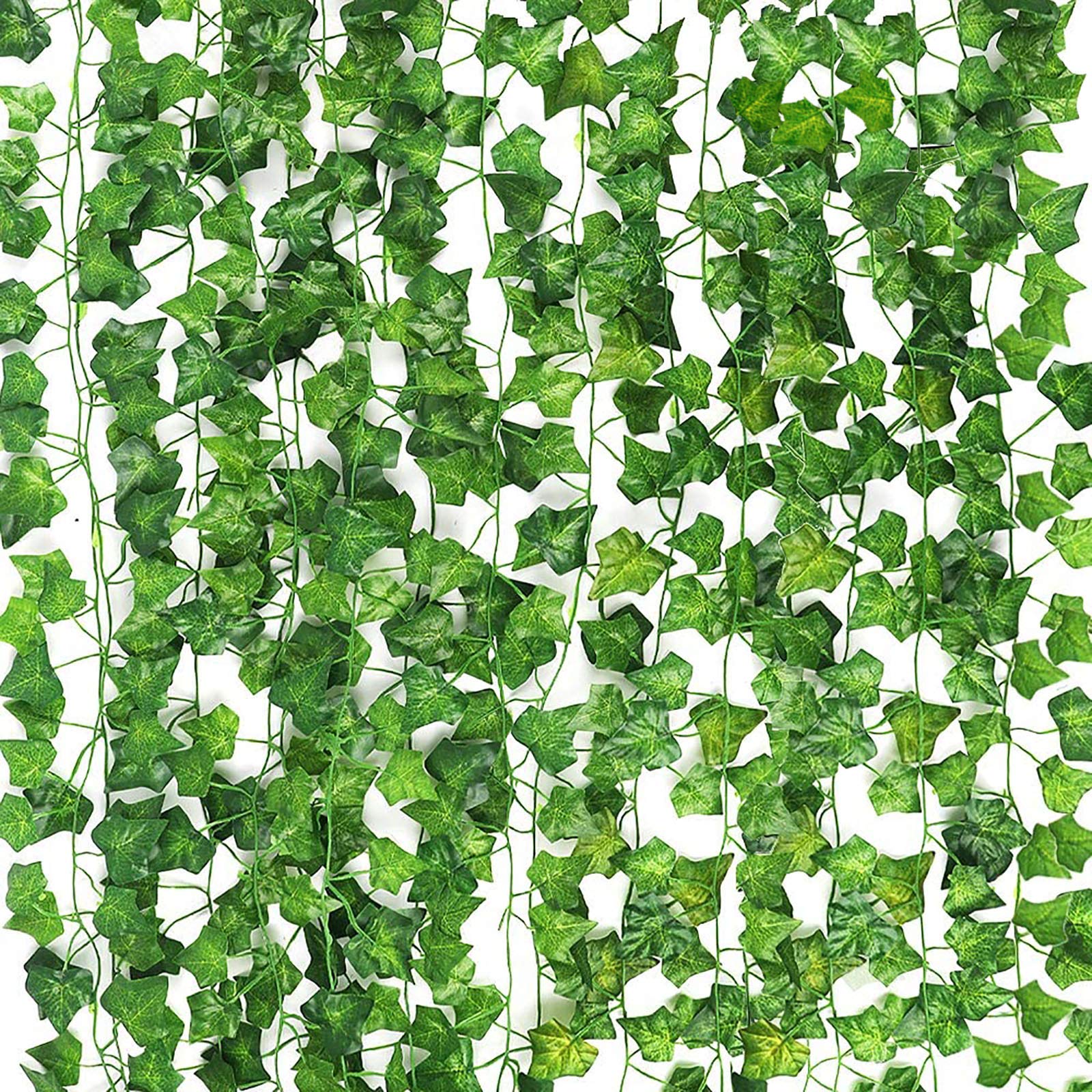Зелені гірлянди Листя плюща Штучне листя плюща Штучне декорування стін для весілля