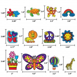 Kit Seni dan Kerajinan untuk Anak-anak Window Art DIY Suncatchers Mainan Ulang Tahun
