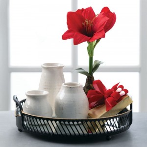 Vas Keramik Set Dekorasi Bunga Rumah Pertanian Modern
