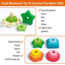 Образовне играчке за слагање за малу децу Предшколско учење