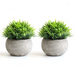 سبزی مصنوعی مصنوعی گیاهان گلدانی برای تزئین میز خانه