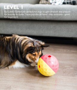 ინტერაქტიული Treat Puzzle Dog Toy