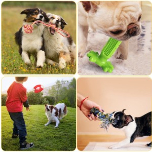 Paquete de 18 juguetes para masticar perros para cachorros