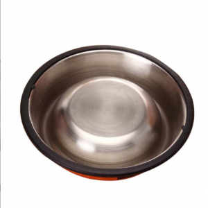 Hot Sale Round Pet Feeding Bowl Anti-Rutsch-Edelstahl-Katzen-Hundefutternapf Pet Drinking Bowl