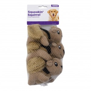 Boye-A-Squirrel Squeaky Puzzle Plush Dog Toy