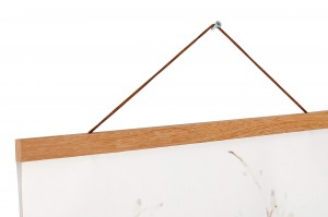 Marc magnètic de penjador de pòsters Artmag Kit de penjar marcs de lona imant de fusta