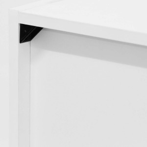 Hëlzent oppen Regal Bookcase Floor Standing Display Cabinet Rack 5-Cube