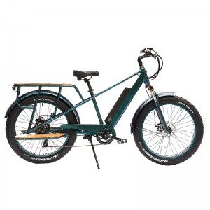 Електричен карго велосипед од 48V 750W Супер моќна верстилна масна гума