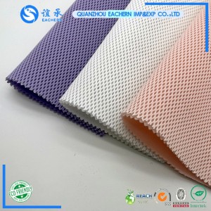 OEM manufacturer Glitter Netting Fabric - Soft 3D Spacer Sandwich Polyester Air Mesh Fabric for Office Chair Car Seat Shoes – EACHERN