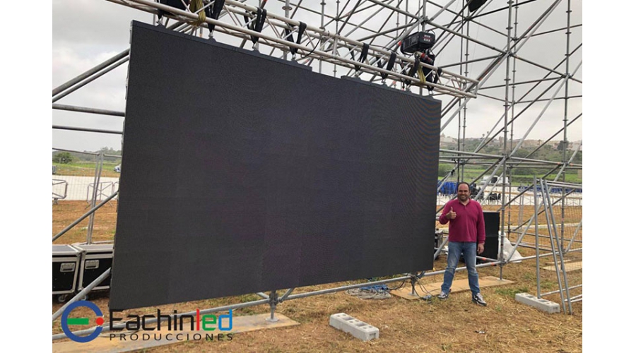 Ledwall For Live Events Of Pope Francesco In Italia