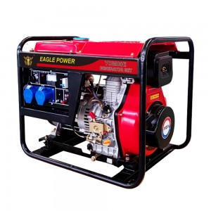 Ofri elektrisite ki estab 7kw Open Frame Portable Diesel Generators YC8500E3-D 192FA