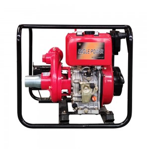 Den bedste bærbare dieselvandpumpe Højtrykspumpe/elektrisk startvandpumpe