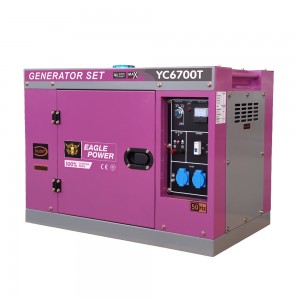 Установлена ​​ціна 5 кВт/5 кв/6,5 кв портативний безшумний дизельний генератор нова форма новий продукт типу DENYO