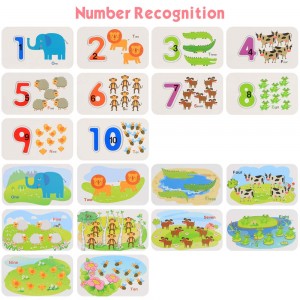 BeebeeRun Wooden Alphabet Matching Game Alphabet Flash Cards With Letter Number,Alphabet Matching Puzzle Matching Letter Game,Montessori Preschool Educational Spell Learning Toys for Kids