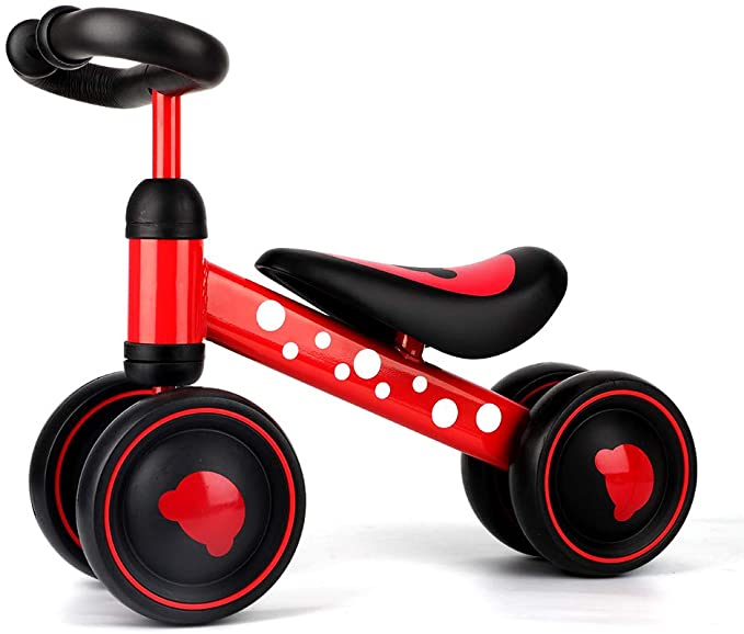 Baby Balance Bikes – Toddler Ride on Toys – Mini Kids Balance Bike for 1 2 3 Year Old Toddlers(Red) Featured Image