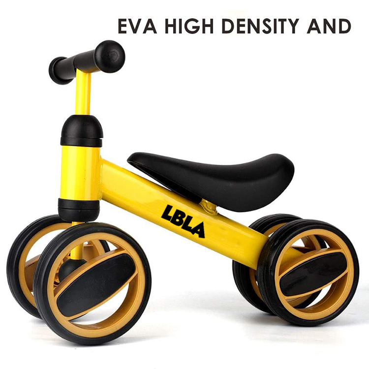 LBLA children balance bike toy with straight handle for 1-3 years baby walker bike for babies and children baby walker bike 4 wheels baby balance bike for boys and girls Featured Image
