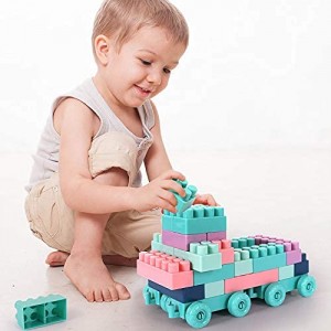 BeebeeRun 400 Piece Building Bricks Construction Toys Play Set for Child,the First Building Blocks Toys for My Little Kids【E20200121】