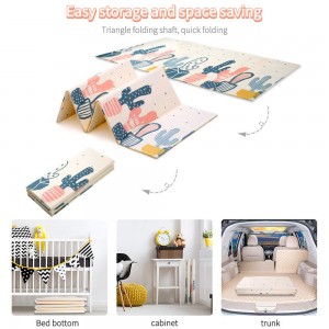 Arkmiido Baby Play Floor mat,Folding XPE Baby mat for Floor, Extra Thick 1cm，Water Proof and Large Soft for Toddler.(175cm*195cm)