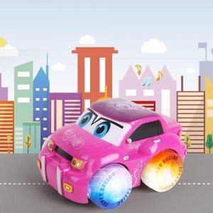 BeebeeRun Pink Remote Control Racing Car Toy for Girls Toddlers Kids Birthday Party Gifts