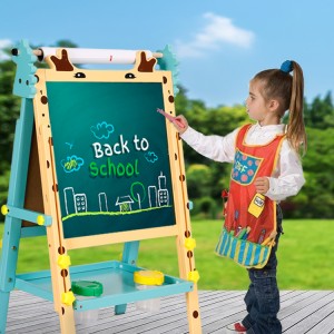 Children’s Drawing Board Double side Household Blackboard and Chalkboard Adjustable Standing Easels HJ0182