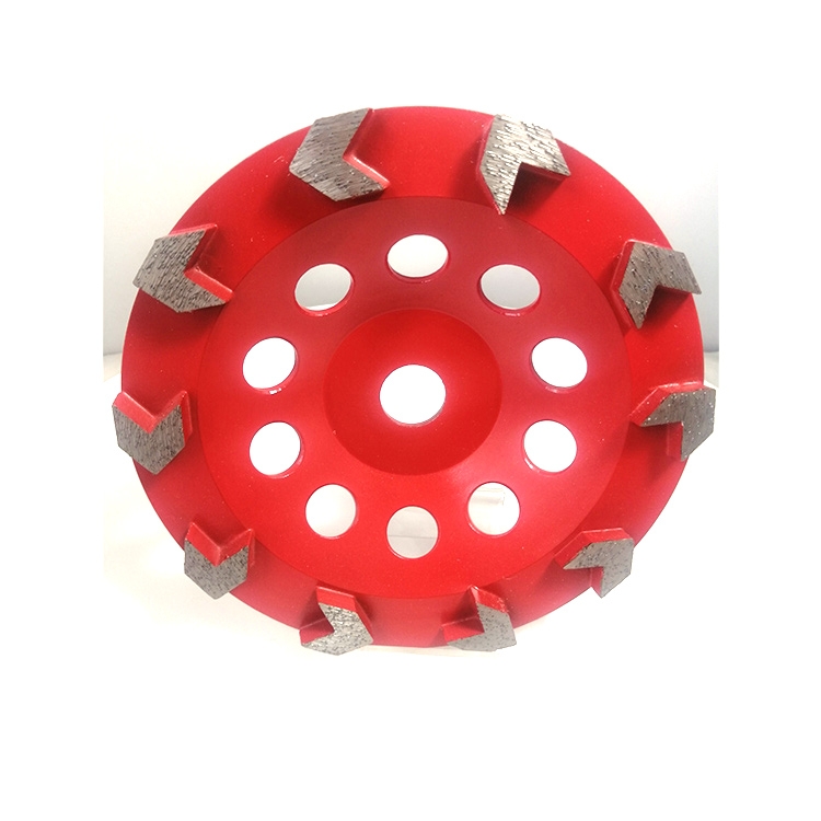 7 Inch Arrow Segments Diamond Grinding Cup Wheel Foar Concrete Grinder Featured Image