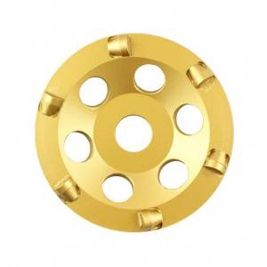 ຄຸນ​ນະ​ພາບ​ສູງ 5″ PCD grinding cup wheels metal grinding disc JD6-2-3