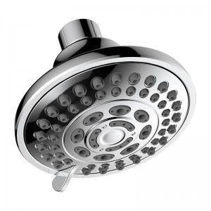 Wholesale China Shower System Factory Quotes –  1.8GPM Water Saving shower head Shower Massage Fixed Showerhead Multi-function Rainfall Spray with Full Coverage 5 Spray Settings  – Easo